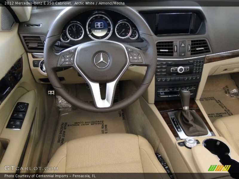 Arctic White / Almond/Mocha 2012 Mercedes-Benz E 350 Cabriolet