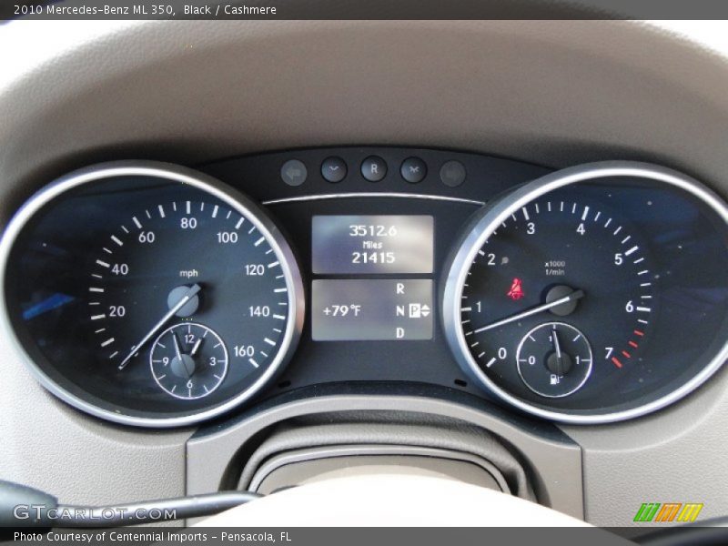 Black / Cashmere 2010 Mercedes-Benz ML 350
