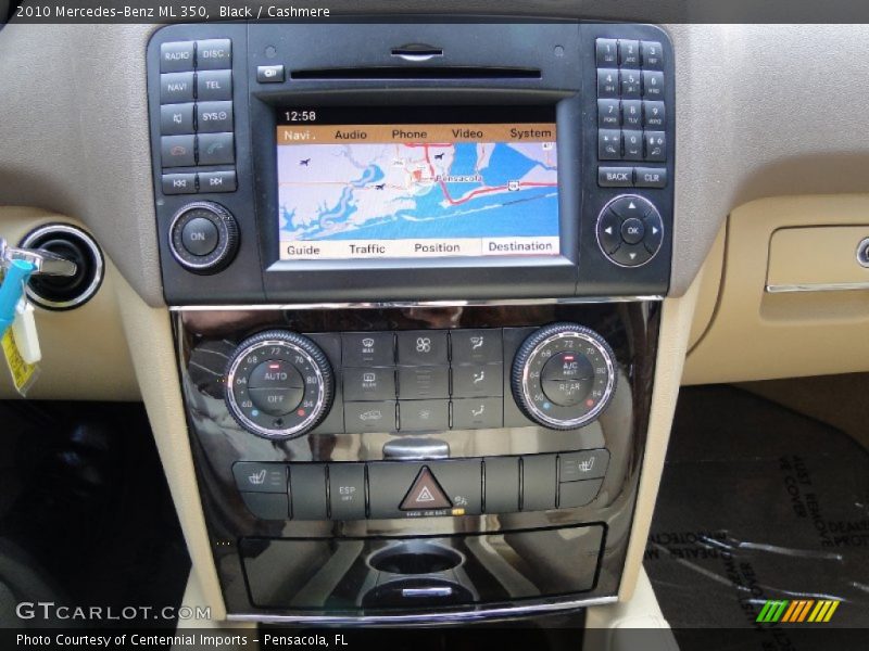 Black / Cashmere 2010 Mercedes-Benz ML 350
