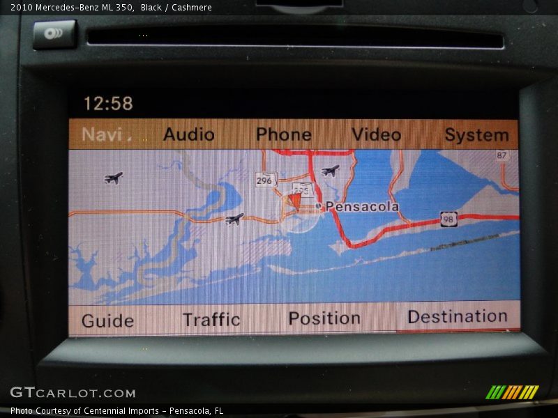 Black / Cashmere 2010 Mercedes-Benz ML 350