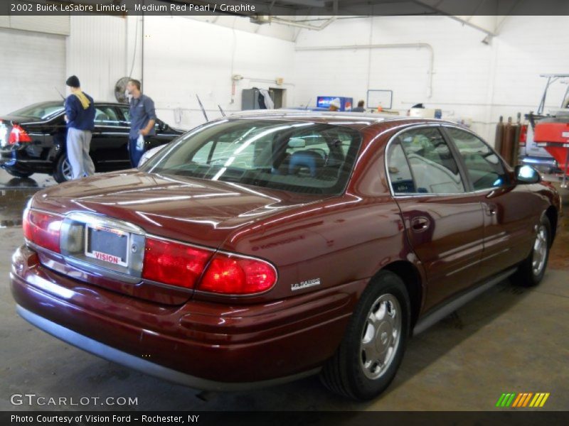 Medium Red Pearl / Graphite 2002 Buick LeSabre Limited