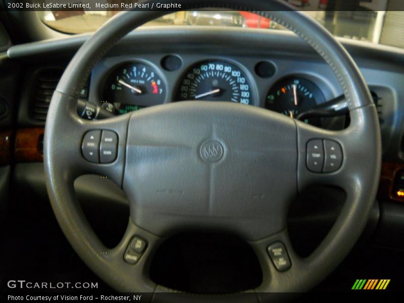 Medium Red Pearl / Graphite 2002 Buick LeSabre Limited