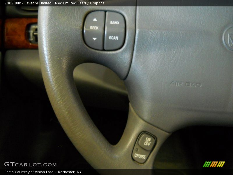 Medium Red Pearl / Graphite 2002 Buick LeSabre Limited