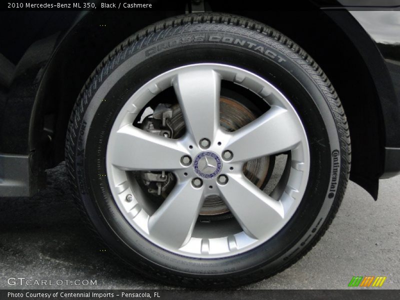 Black / Cashmere 2010 Mercedes-Benz ML 350