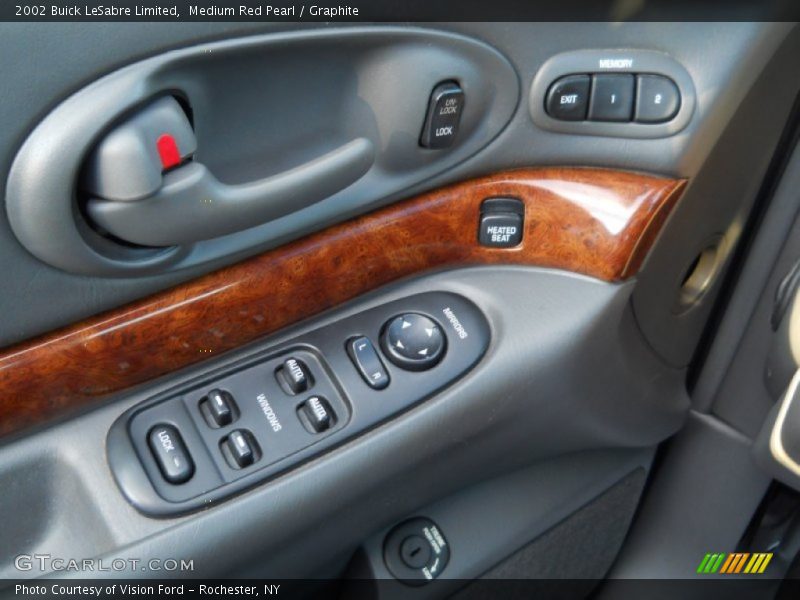 Medium Red Pearl / Graphite 2002 Buick LeSabre Limited