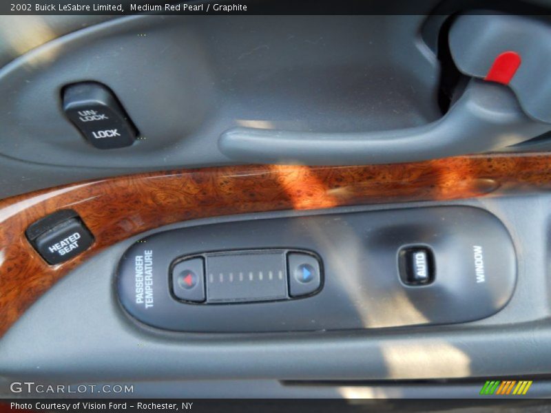 Medium Red Pearl / Graphite 2002 Buick LeSabre Limited