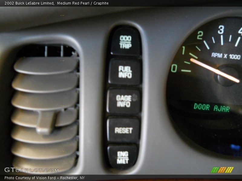 Medium Red Pearl / Graphite 2002 Buick LeSabre Limited