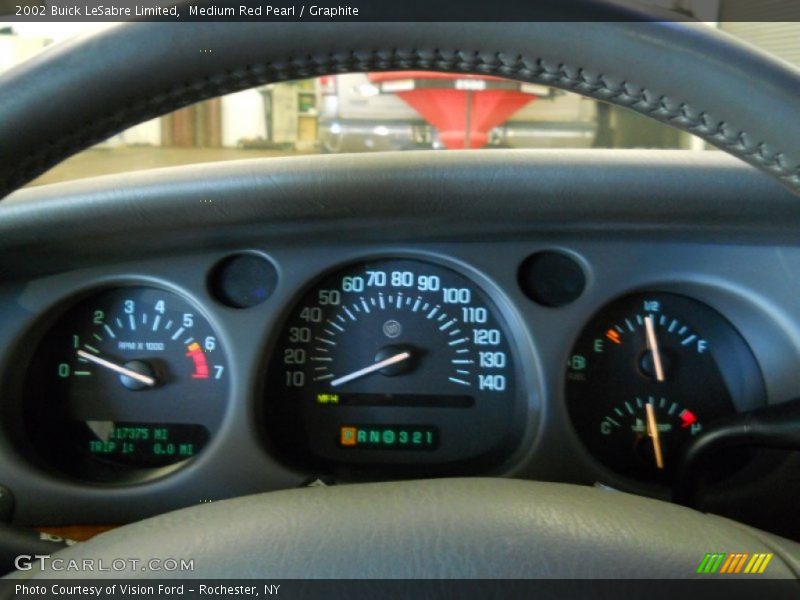 Medium Red Pearl / Graphite 2002 Buick LeSabre Limited