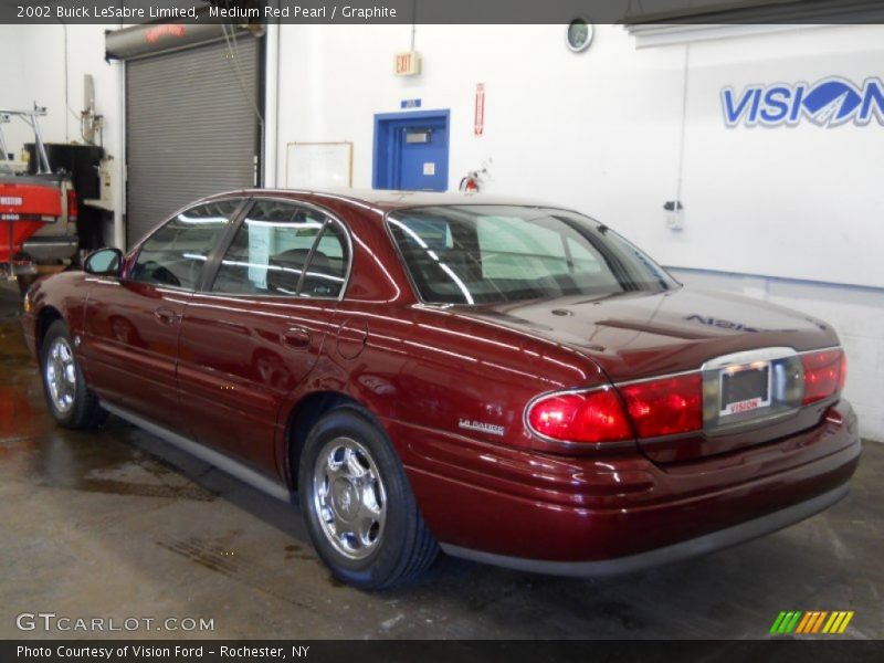 Medium Red Pearl / Graphite 2002 Buick LeSabre Limited