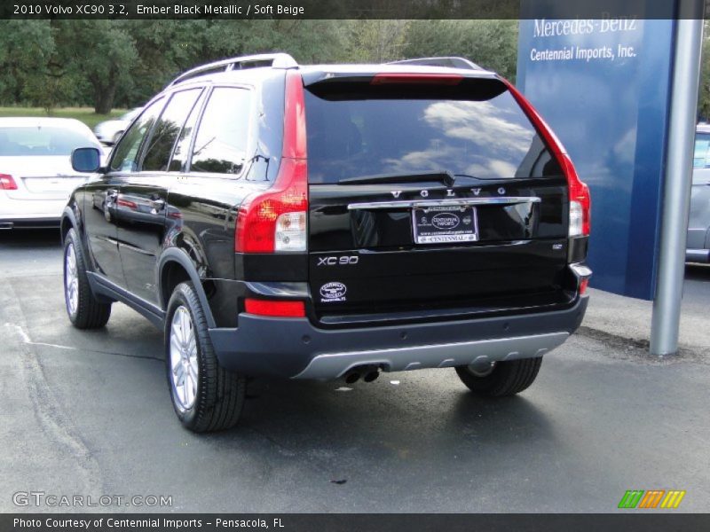 Ember Black Metallic / Soft Beige 2010 Volvo XC90 3.2