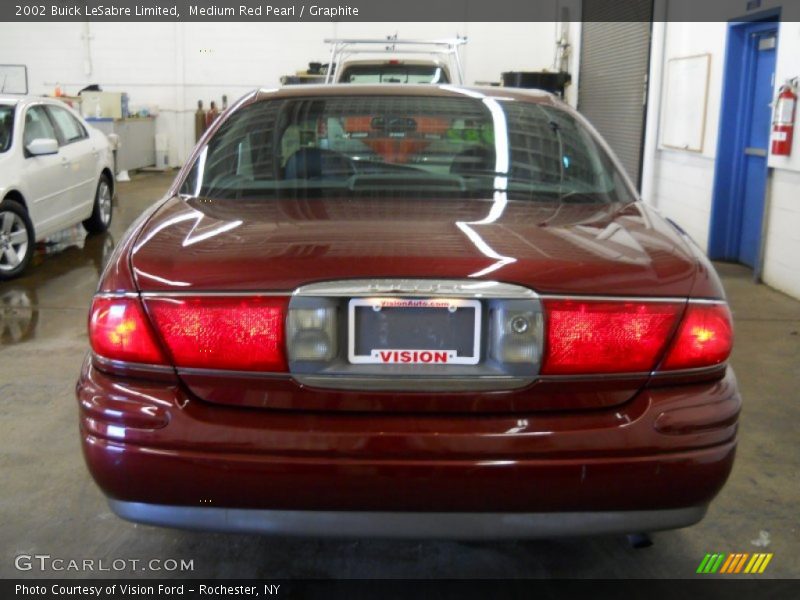 Medium Red Pearl / Graphite 2002 Buick LeSabre Limited