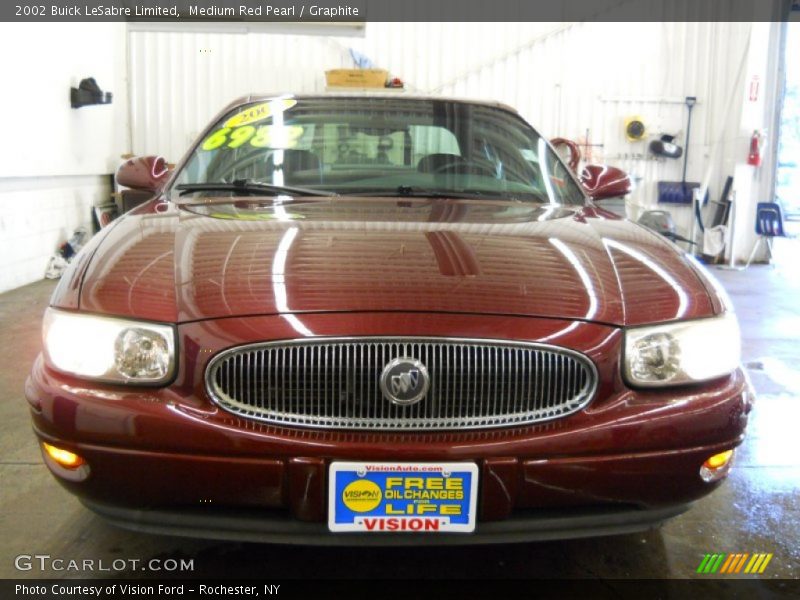 Medium Red Pearl / Graphite 2002 Buick LeSabre Limited