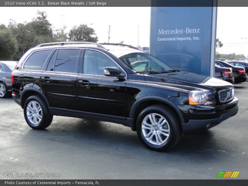 Ember Black Metallic / Soft Beige 2010 Volvo XC90 3.2