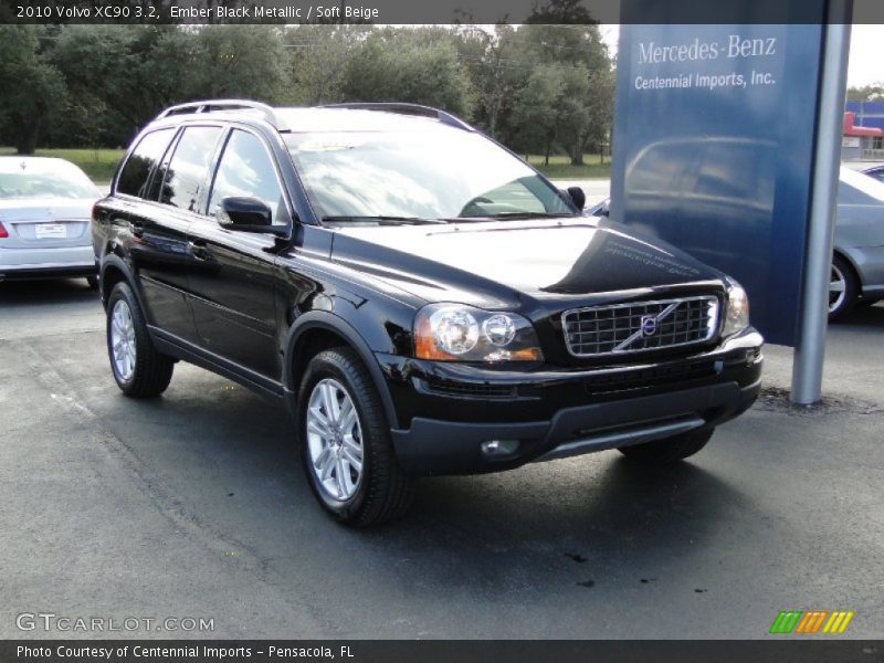 Ember Black Metallic / Soft Beige 2010 Volvo XC90 3.2