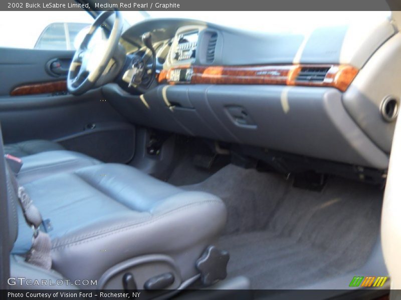 Medium Red Pearl / Graphite 2002 Buick LeSabre Limited