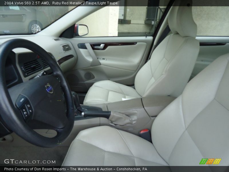  2004 S60 2.5T AWD Taupe/Light Taupe Interior