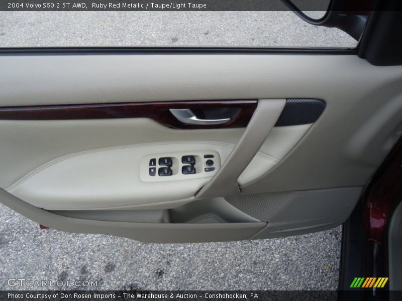 Ruby Red Metallic / Taupe/Light Taupe 2004 Volvo S60 2.5T AWD