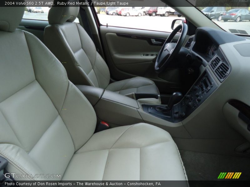Ruby Red Metallic / Taupe/Light Taupe 2004 Volvo S60 2.5T AWD