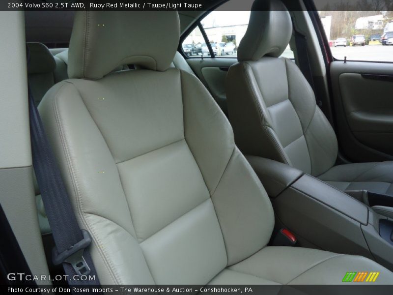 Ruby Red Metallic / Taupe/Light Taupe 2004 Volvo S60 2.5T AWD