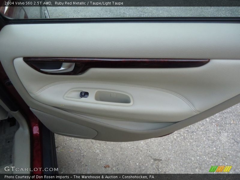 Ruby Red Metallic / Taupe/Light Taupe 2004 Volvo S60 2.5T AWD