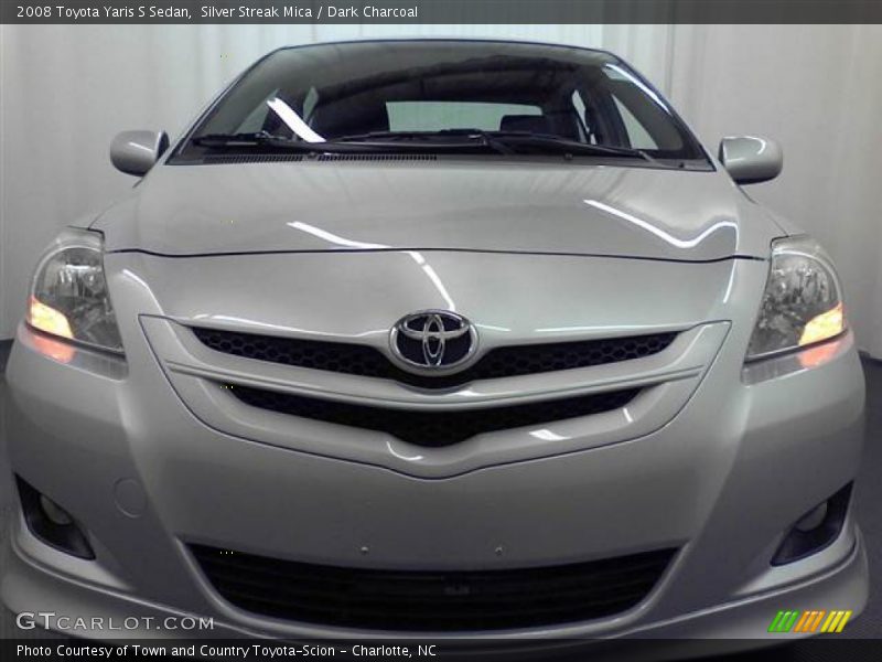 Silver Streak Mica / Dark Charcoal 2008 Toyota Yaris S Sedan