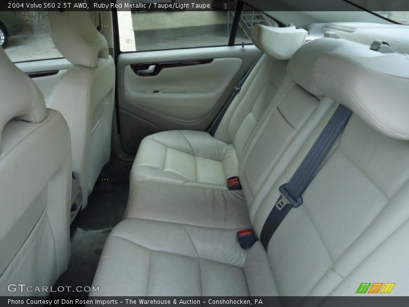 Ruby Red Metallic / Taupe/Light Taupe 2004 Volvo S60 2.5T AWD