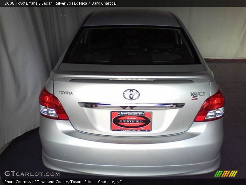 Silver Streak Mica / Dark Charcoal 2008 Toyota Yaris S Sedan