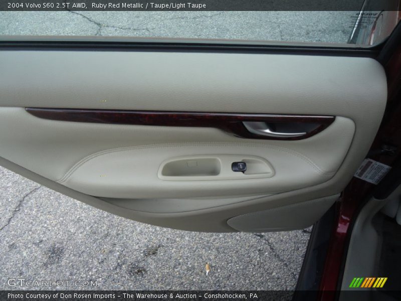 Ruby Red Metallic / Taupe/Light Taupe 2004 Volvo S60 2.5T AWD