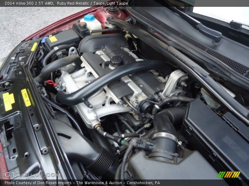  2004 S60 2.5T AWD Engine - 2.5 Liter Turbocharged DOHC 20 Valve Inline 5 Cylinder
