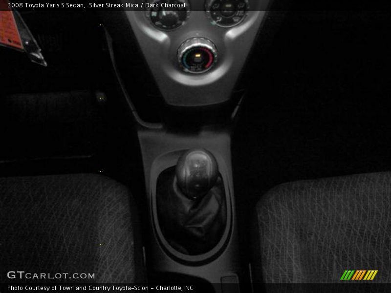 Silver Streak Mica / Dark Charcoal 2008 Toyota Yaris S Sedan