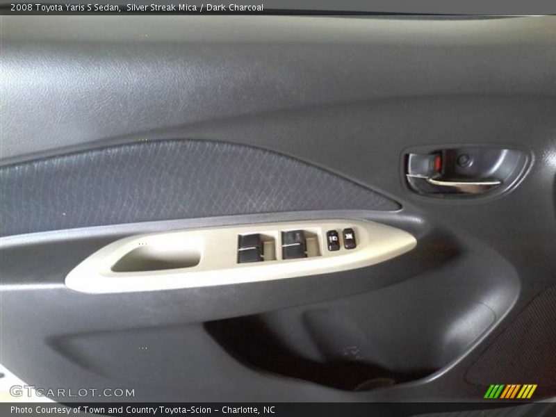Silver Streak Mica / Dark Charcoal 2008 Toyota Yaris S Sedan