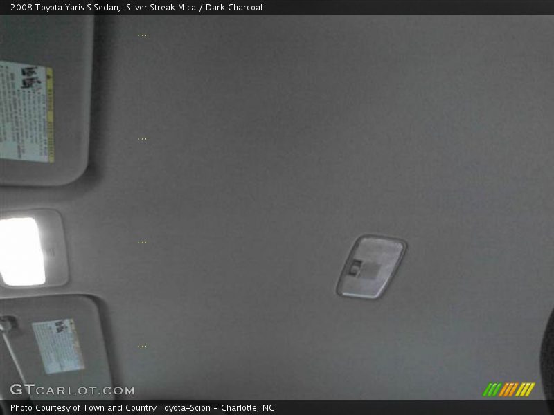 Silver Streak Mica / Dark Charcoal 2008 Toyota Yaris S Sedan