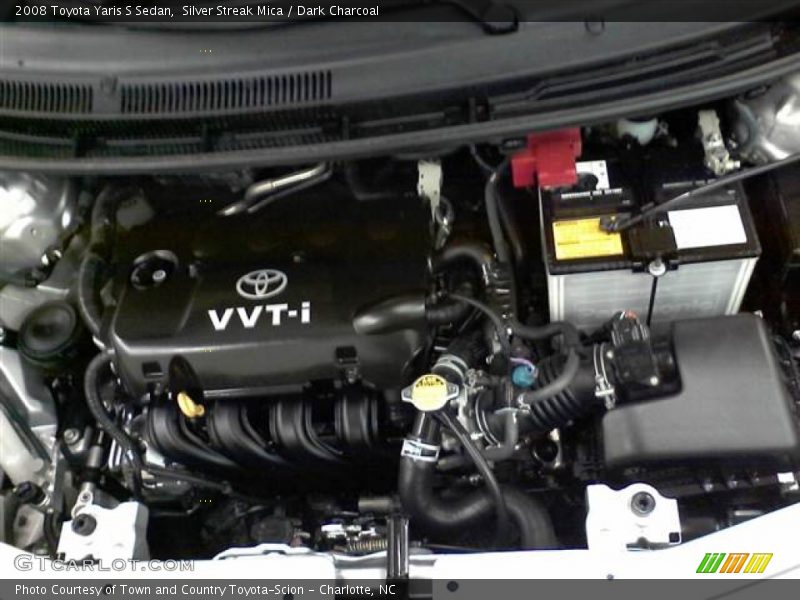 Silver Streak Mica / Dark Charcoal 2008 Toyota Yaris S Sedan
