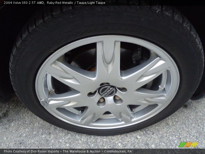 Ruby Red Metallic / Taupe/Light Taupe 2004 Volvo S60 2.5T AWD