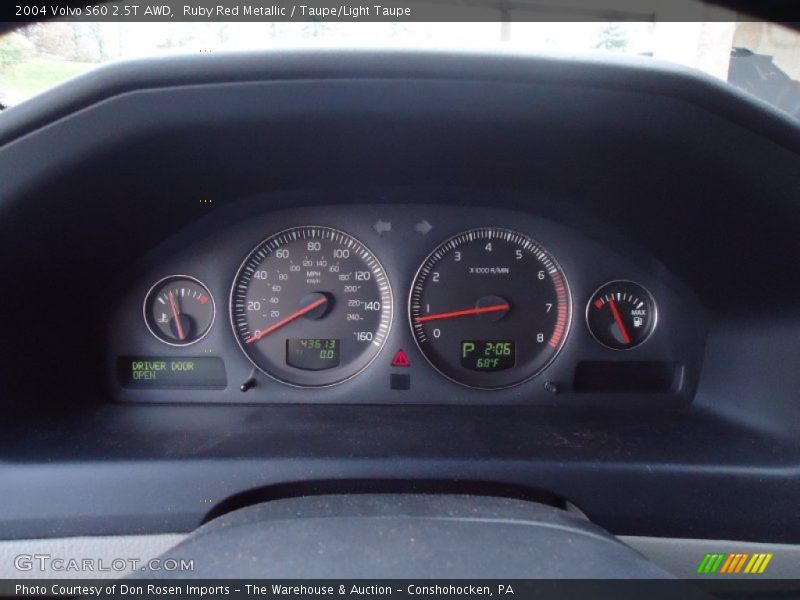  2004 S60 2.5T AWD 2.5T AWD Gauges