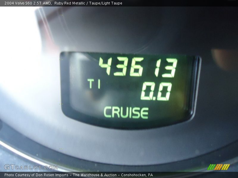 Ruby Red Metallic / Taupe/Light Taupe 2004 Volvo S60 2.5T AWD