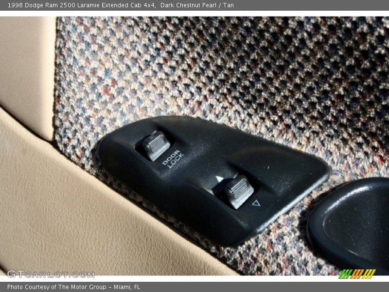 Dark Chestnut Pearl / Tan 1998 Dodge Ram 2500 Laramie Extended Cab 4x4