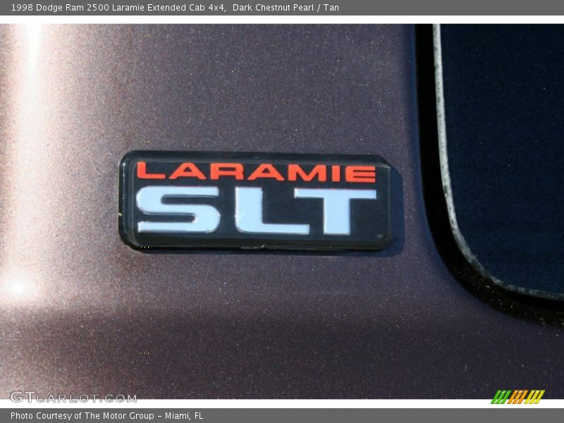 Dark Chestnut Pearl / Tan 1998 Dodge Ram 2500 Laramie Extended Cab 4x4