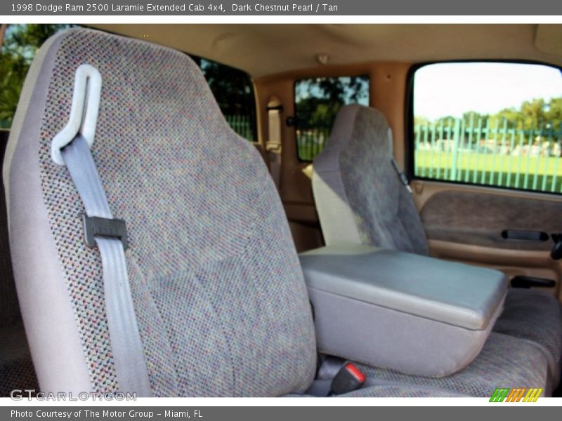 Dark Chestnut Pearl / Tan 1998 Dodge Ram 2500 Laramie Extended Cab 4x4