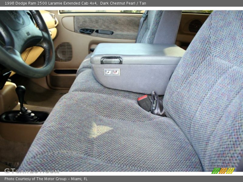 Dark Chestnut Pearl / Tan 1998 Dodge Ram 2500 Laramie Extended Cab 4x4