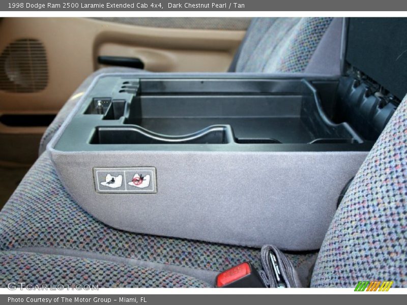 Dark Chestnut Pearl / Tan 1998 Dodge Ram 2500 Laramie Extended Cab 4x4