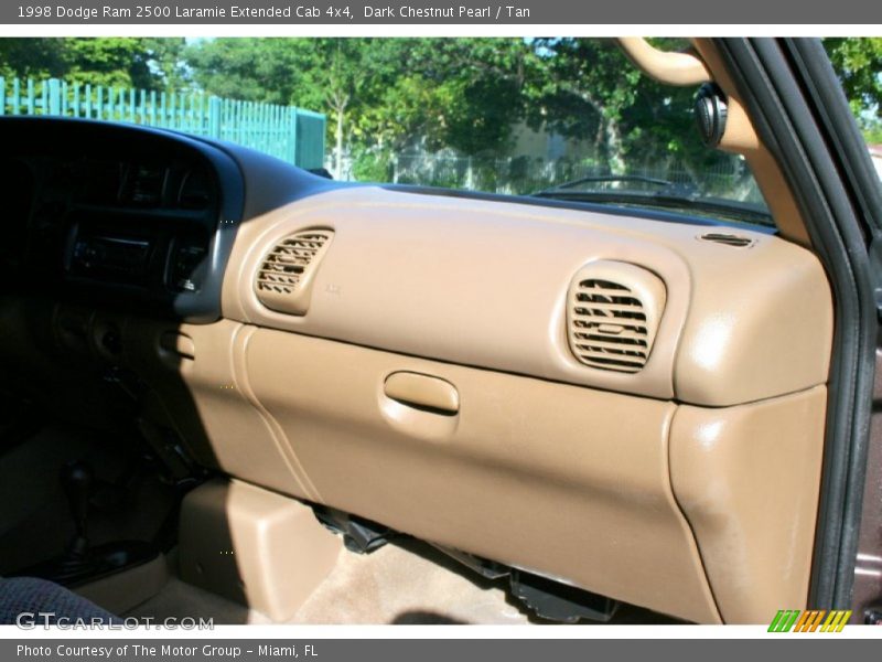 Dark Chestnut Pearl / Tan 1998 Dodge Ram 2500 Laramie Extended Cab 4x4