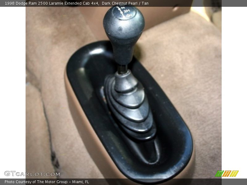 Dark Chestnut Pearl / Tan 1998 Dodge Ram 2500 Laramie Extended Cab 4x4