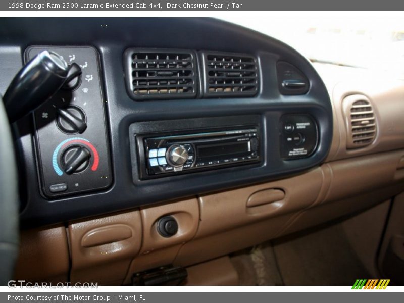 Dark Chestnut Pearl / Tan 1998 Dodge Ram 2500 Laramie Extended Cab 4x4