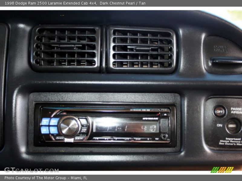 Dark Chestnut Pearl / Tan 1998 Dodge Ram 2500 Laramie Extended Cab 4x4