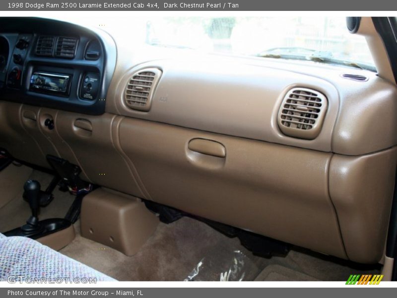 Dark Chestnut Pearl / Tan 1998 Dodge Ram 2500 Laramie Extended Cab 4x4