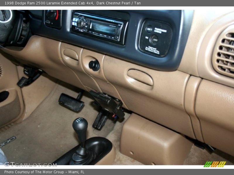 Dark Chestnut Pearl / Tan 1998 Dodge Ram 2500 Laramie Extended Cab 4x4