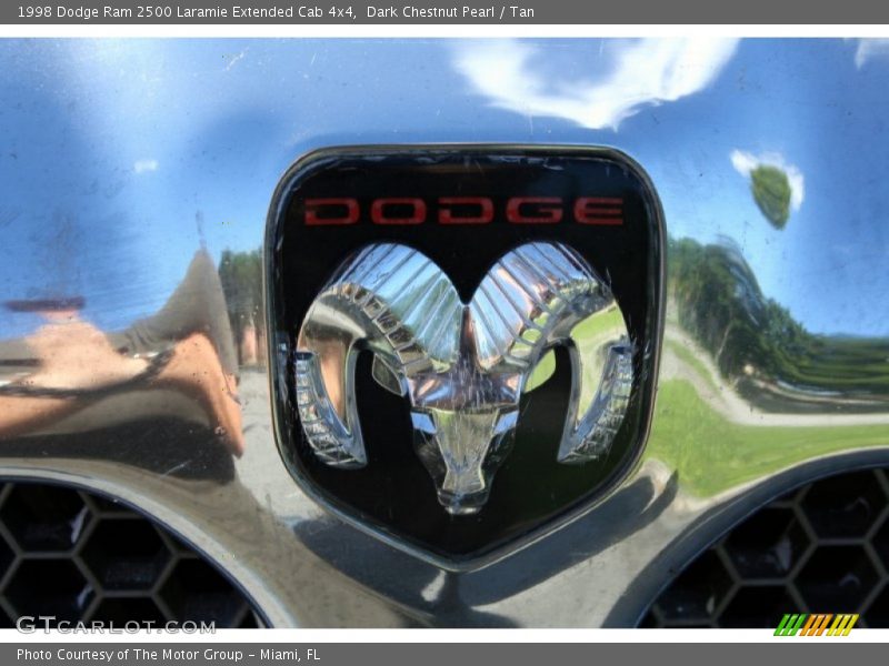 Dark Chestnut Pearl / Tan 1998 Dodge Ram 2500 Laramie Extended Cab 4x4