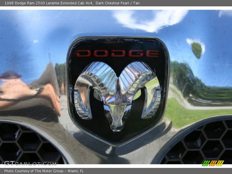 Dark Chestnut Pearl / Tan 1998 Dodge Ram 2500 Laramie Extended Cab 4x4