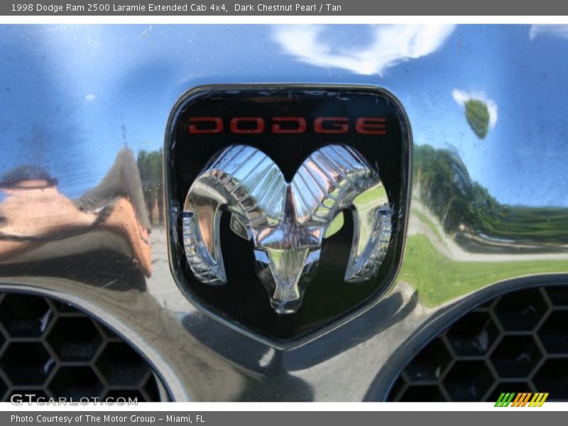 Dark Chestnut Pearl / Tan 1998 Dodge Ram 2500 Laramie Extended Cab 4x4